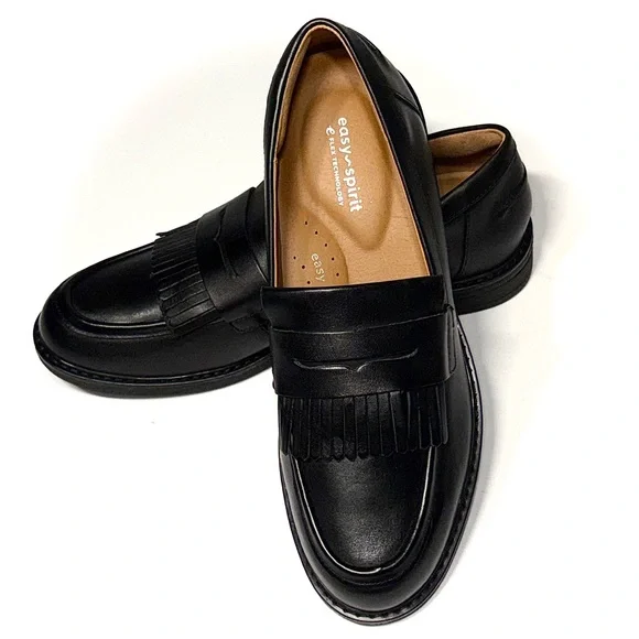 Easy Spirit Black Loafers - Picture 5 of 8